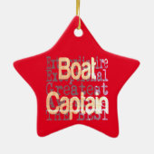 Schiffskapitän Extraordinaire Keramik Ornament (Hinten)