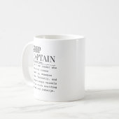 Schiffskapitän Kaffeetasse (Vorderseite Links)