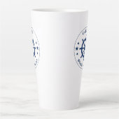 Schiffskapitän oder Name Large 2 Sided Milchtasse (Vorderseite)