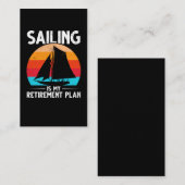 Schiffskapitän Retiree Plan Visitenkarte (Vorne/Hinten)