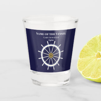 Schiffskapitän Shot Glass Schnapsglas