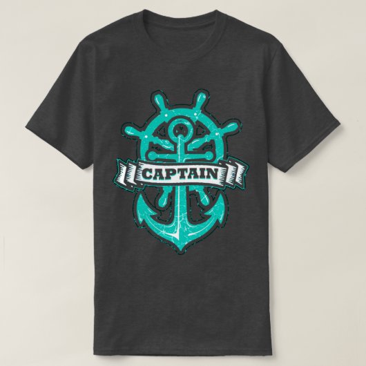 Schiffskapitän T-Shirt (Design vorne)