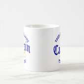 Schiffskapitän und Anker Kaffeetasse (Mittel)