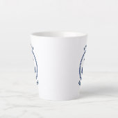 Schiffskapitän und -boot oder Name 2 Seite Milchtasse (Vorderseite)