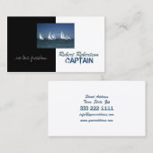 Schiffskapitän Visitenkarte (Vorne/Hinten)