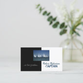Schiffskapitän Visitenkarte (Stehend Vorderseite)