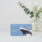 Schiffskapitän Visitenkarte (Stehend Vorderseite)