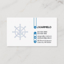 Schiffskapitän Visitenkarte