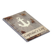 Schiffskapitäne Logbuch Notizblock (Rechte Seite)