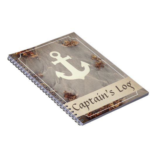 Schiffskapitäne Logbuch Notizblock (Rechte Seite)