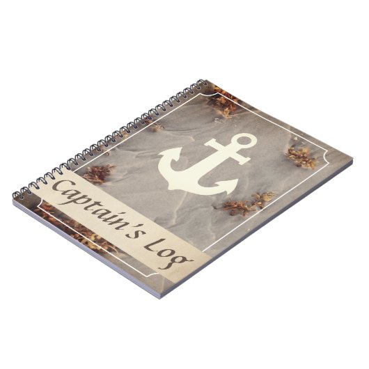 Schiffskapitäne Logbuch Notizblock (Linke Seite)