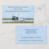 Schiffskapitäne Visitenkarte (Vorne/Hinten)