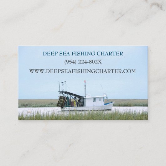 Schiffskapitäne Visitenkarte (Vorderseite)