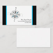 Schiffskarte mit Kompass Visitenkarte (Vorne/Hinten)