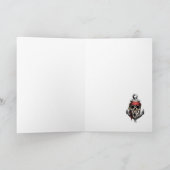 Schiffskarte "Pirate Skull Ghost Captain Bones" Karte (Innenseite)