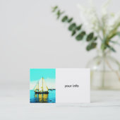 Schiffskarte Visitenkarte (Stehend Vorderseite)