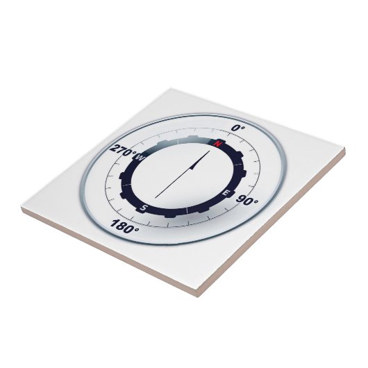 Schiffskompass Fliese (Seite)