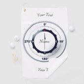 Schiffskompass Golfhandtuch (Insitu)