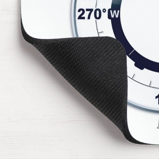Schiffskompass Mousepad (Ecke)