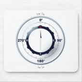 Schiffskompass Mousepad (Vorne)