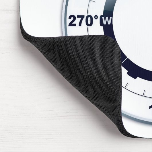 Schiffskompass Mousepad (Ecke)