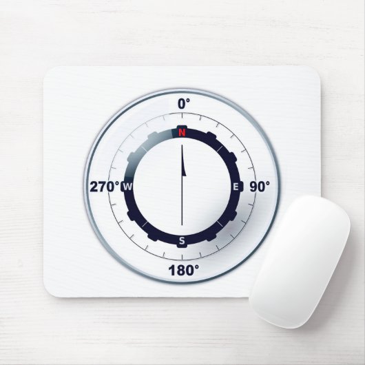 Schiffskompass Mousepad (Mit Mouse)