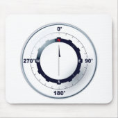Schiffskompass Mousepad (Vorne)