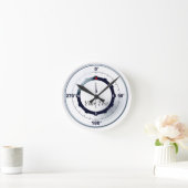 Schiffskompass Runde Wanduhr (Zuhause)