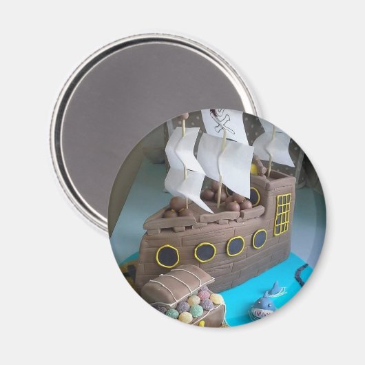 Schiffskuchen 1 magnet (Vorderseite/Rückseite)