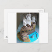 Schiffskuchen 1 postkarte (Vorne/Hinten)