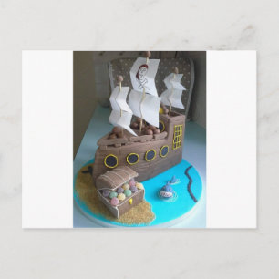 Schiffskuchen 1 postkarte