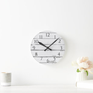 Schiffsküste rustikal runde wanduhr