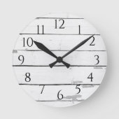 Schiffsküste rustikal runde wanduhr (Vorderseite)