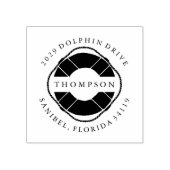 Schiffsleben Gummistempel (Prägung)