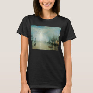 Schiffsleute heben Kohle, Mondlicht von Joseph Tur T-Shirt