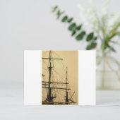 Schiffsmast Postkarte (Stehend Vorderseite)