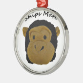 Schiffsmate Silbernes Ornament (Links)