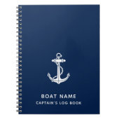 Schiffsname Anker Kreuzfahrt Schifffahrtskapseln P Notizblock (Vorderseite)