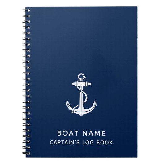 Schiffsname Anker Kreuzfahrt Schifffahrtskapseln P Notizblock (Vorderseite)