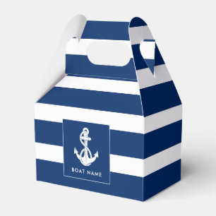 Schiffsname Anker Nautical Custom Geschenkschachtel