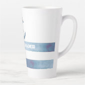 Schiffsname,Anker,Seil,Hellblaue Streifen Milchtasse (Rechts)