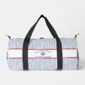 Schiffsname Kompassrose nautischer Anker Duffle Bag (Vorderseite)