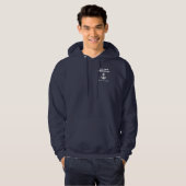 Schiffsname Nautical Anchor Crew Swag Hoodie (Vorne ganz)