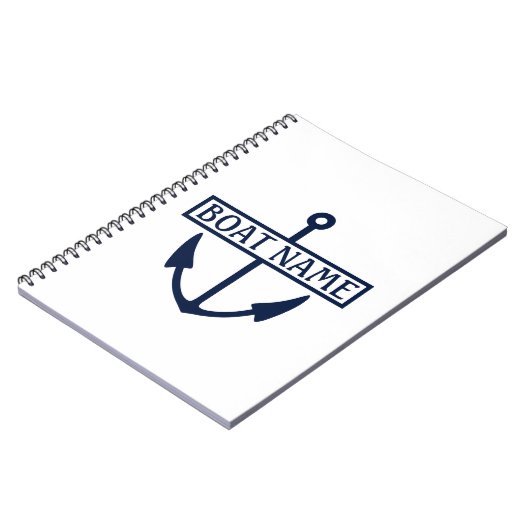 Schiffsname Schiffskapitän Notizblock (Linke Seite)