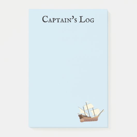 Schiffsprotokoll Post-it Klebezettel (Vorderseite)