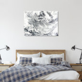 Schiffspuren im Pazifischen Ozean Leinwanddruck (Insitu (Schlafzimmer))