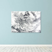 Schiffspuren im Pazifischen Ozean Leinwanddruck (Insitu (Holzboden))