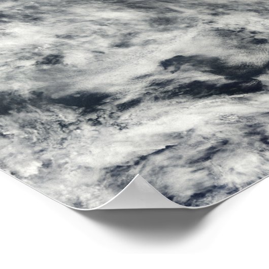 Schiffspuren im Pazifischen Ozean Poster (Ecke)