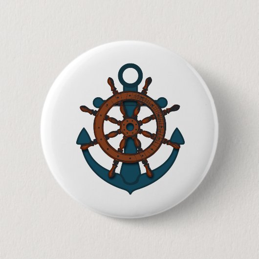 Schiffsrad Button (Vorderseite)