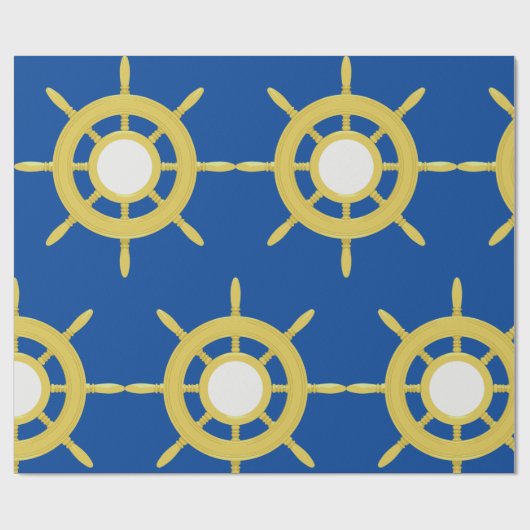 Schiffsrad Geschenkpapier (Flach)